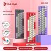 BAJeAl BJ68 Wired 68-Key Mechanical Gaming Keyboard, Multi-Color Backlit, Hot-Swappable