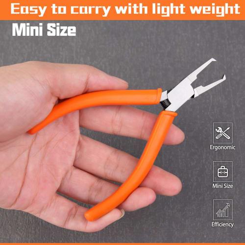 SPEEDWOX 112mm Plastic End Nippers, Small, Powerful, Straight Blade, Precision End Nippers for Plastic, Printed Circuit Boards, Miniature End Nippers,