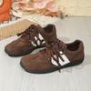 Women's Red Casual Sports Board Shoes, Gump-Style Height-Increasing Retro Training Footwear, Versatile Comfortable Trendy Style.