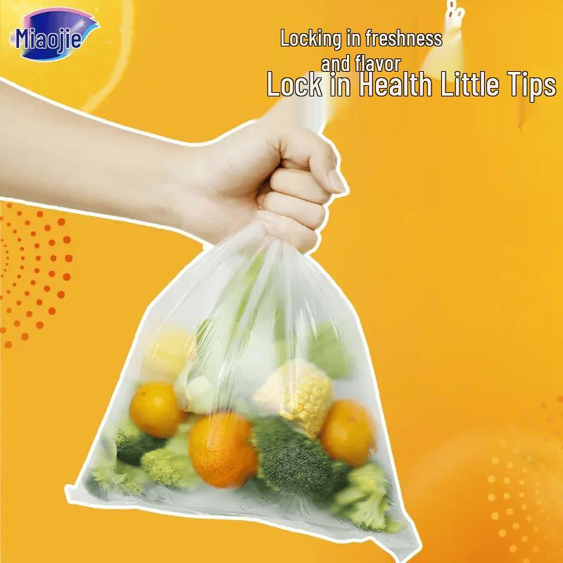 MIAOJIE Perforated Fresh-Keeping Food Bags - Assorted Sizes Combo Pack