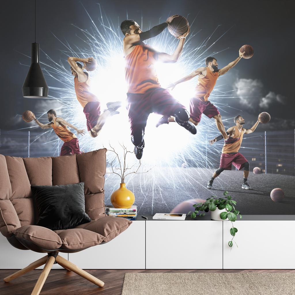 Photomural Street Basketball Self-Adhesive Mural 208x146