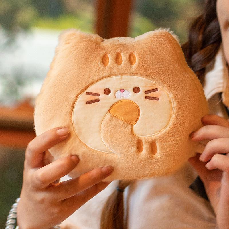 Calico Meow Cookie Plush Doll Pillow - Cute Cat Roll Plush Toy Gift