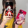 Demon Slayer Daki Gyutaro Phone Case for iPhone 16 15 14 13 12 11 X XR XS 8 7 Pro Max Plus Mini Black Cover Cellphones Pretty
