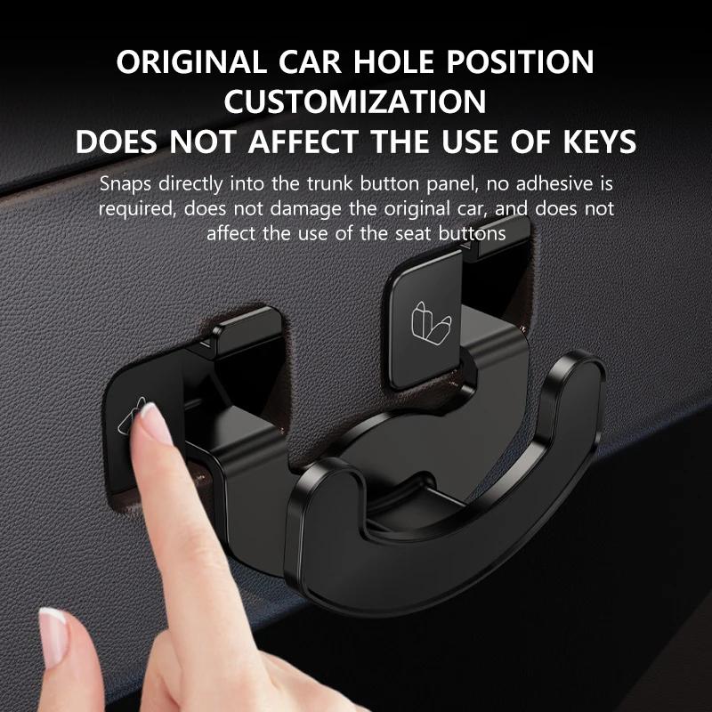 Car Hook for Tesla Model Y Car Trunk Wallet Pouch Hook Car Organizer Trunk Storage for Tesla Model Y 2025-2025 Accessories