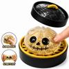 Halloween Pumpkin Squishy Toy with Steamer Lid Soft Slow Rising Stress Relief Toy for Kids and Adults Sensory Fidget Toy