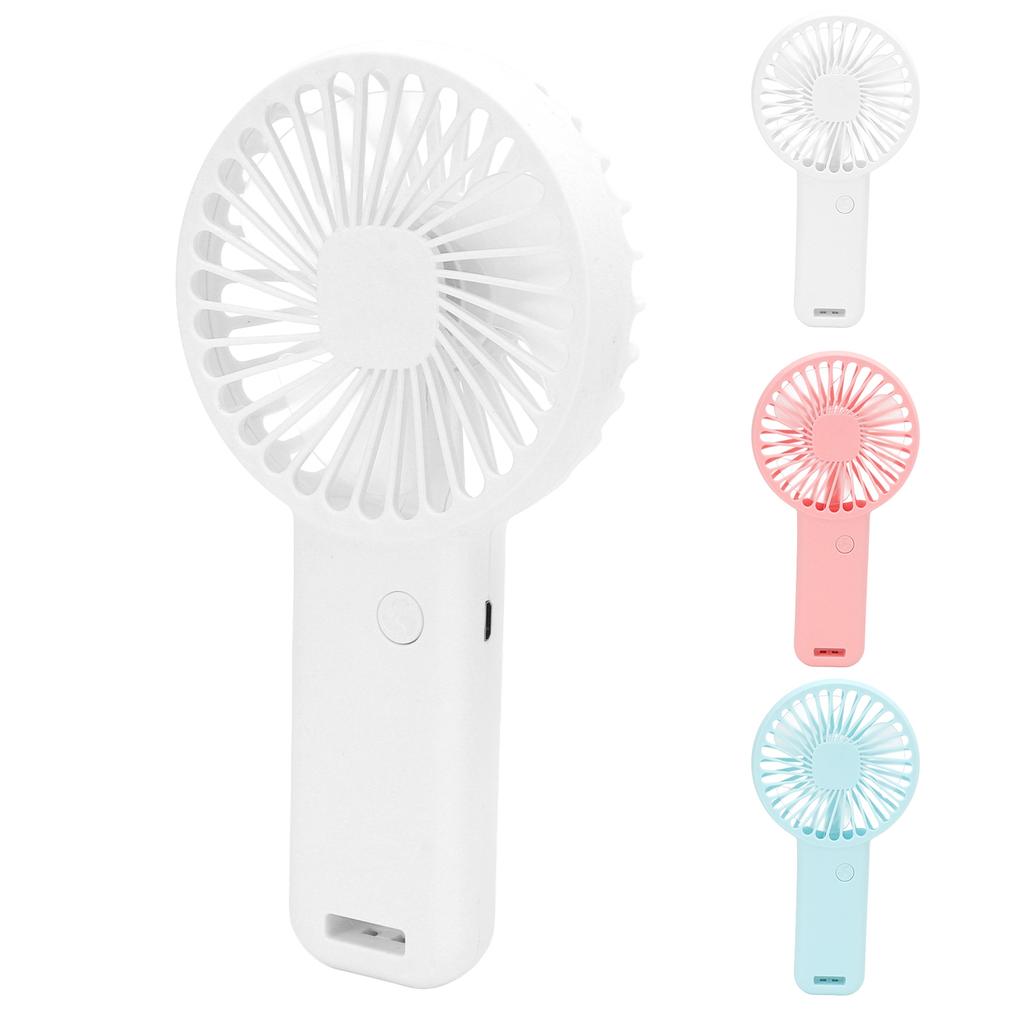 Handheld Fan Portable USB Charging Small Pocket Fan Battery Powered Mute Fan with USB Wire for Kids 