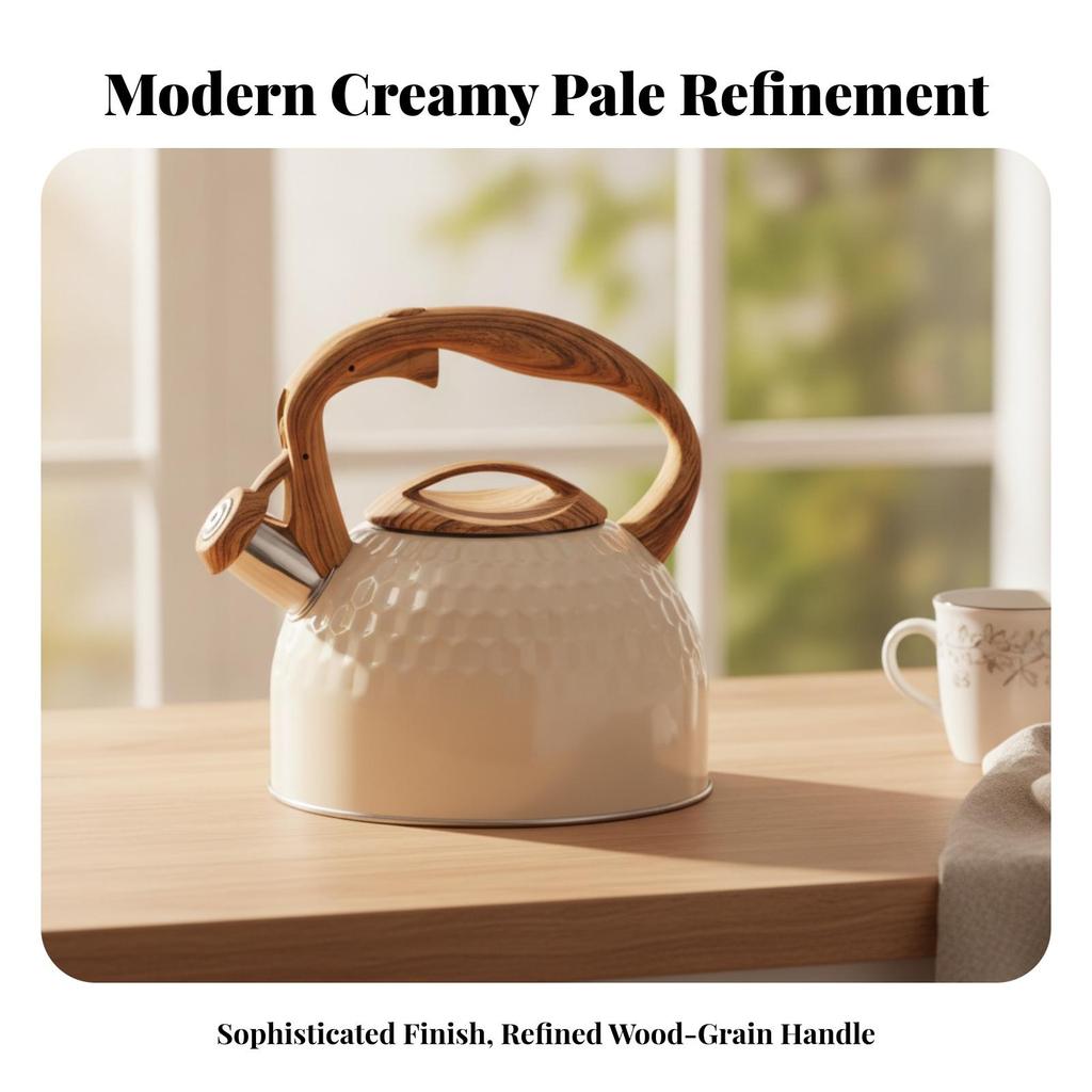 Whistling Tea Kettle Ergonomic Food Safe for Coffee Drinkers