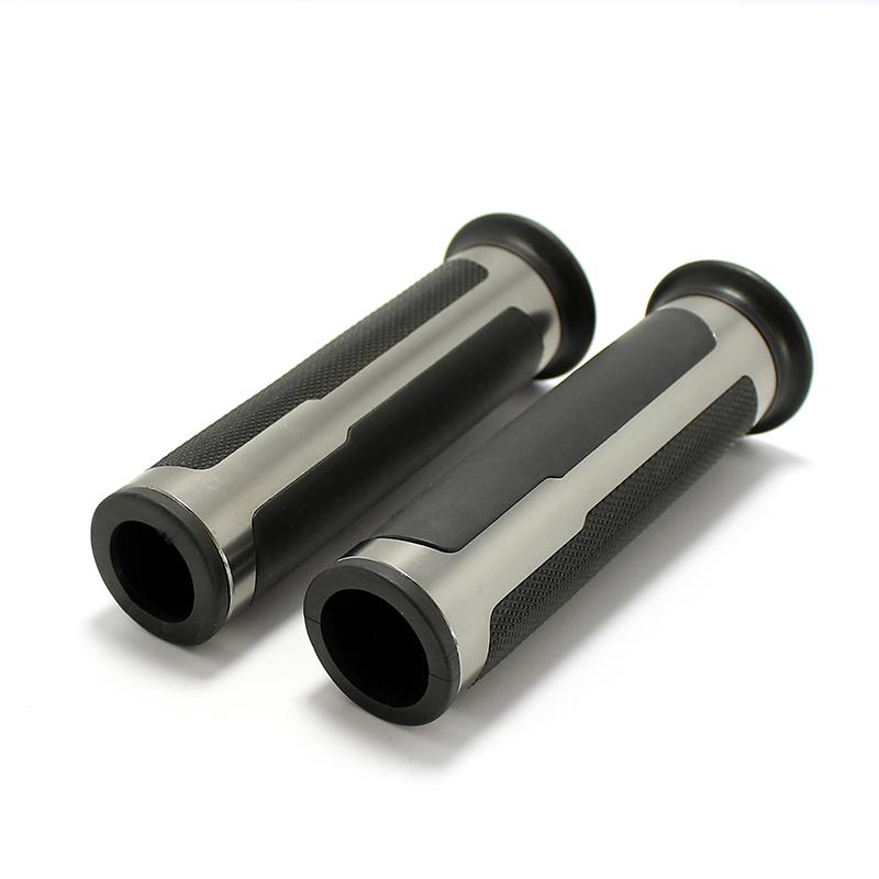For Kawasaki Suzuki GSXR600 750 SV650 For YAMAHA R1 R6 7/8" 22mm Rubber Motorcycle Handlebar Hand Grips Handle