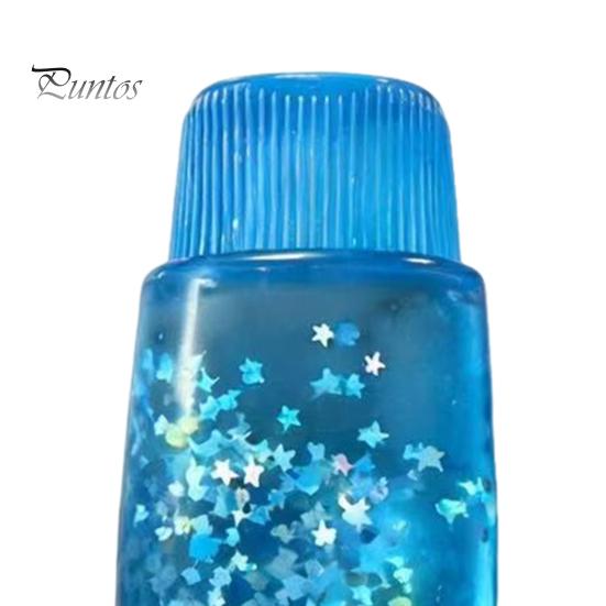 TPR Stress Toy Clear Toothpaste Tube Squeeze Toy, Relief Star Glitter Slow Rising Soft Transparent Sensory Anti-stress Hand