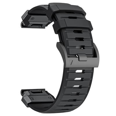 For Garmin Fenix 3/5/5X/6X/7X Smart Watch Replacement Strap 26mm Universal Fluorubber Wrist Band