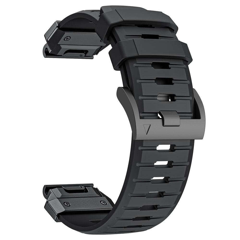 

For Garmin Fenix 3/5/5X/6X/7X Smart Watch Replacement Strap 26mm Universal Fluorubber Wrist Band Blue
