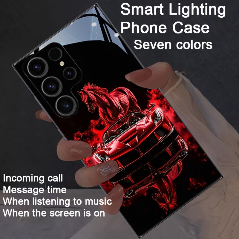 

Shockproof Cartoon LED Case For Oppo Reno 14 12 11 F 10 5G 5 6 7 8 Lite Pro Plus Cover 8T 4G Flash Luminous Case Glass Dustproof OPPO Reno 7 5G