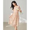 2025 Summer French Style Dress with Women's Design, Embroidered Floral Loose Skirt, Looks Thin