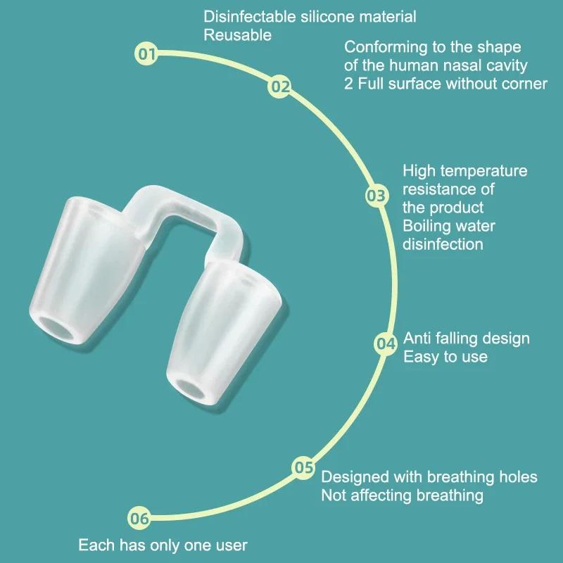 Anti-Schnarch Nasendilatator Silikon Sport Leicht Atmen Nasenklammer Schnarchen Stoppen Schiefe Nase Korrektur Hilfe Gerät Schlaf verbessern