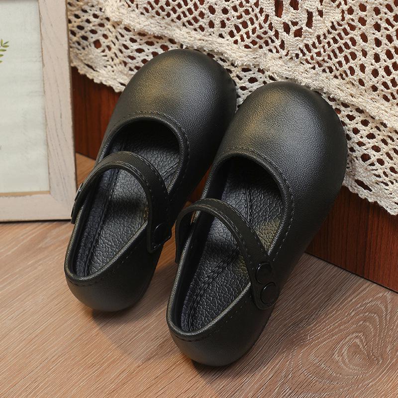 Girls' EVA Princess Shoes: Cute, All-Season School Style Moccasins with Soft Soles for Toddlers