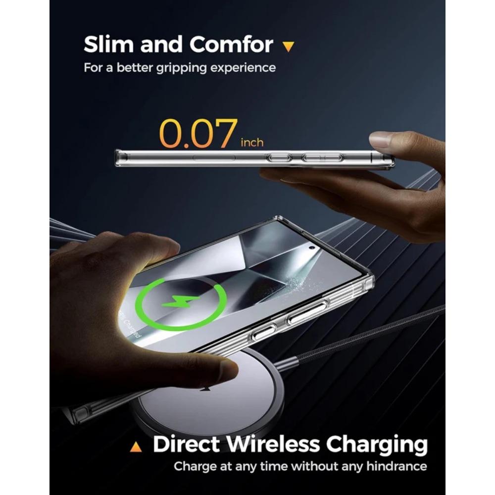 Husă transparentă din silicon pentru Galaxy Samsung S24 S23 S22 S21 Ultra FE Plus Husă ultra subțire din cristal moale TPU A14 A34 A54 5G