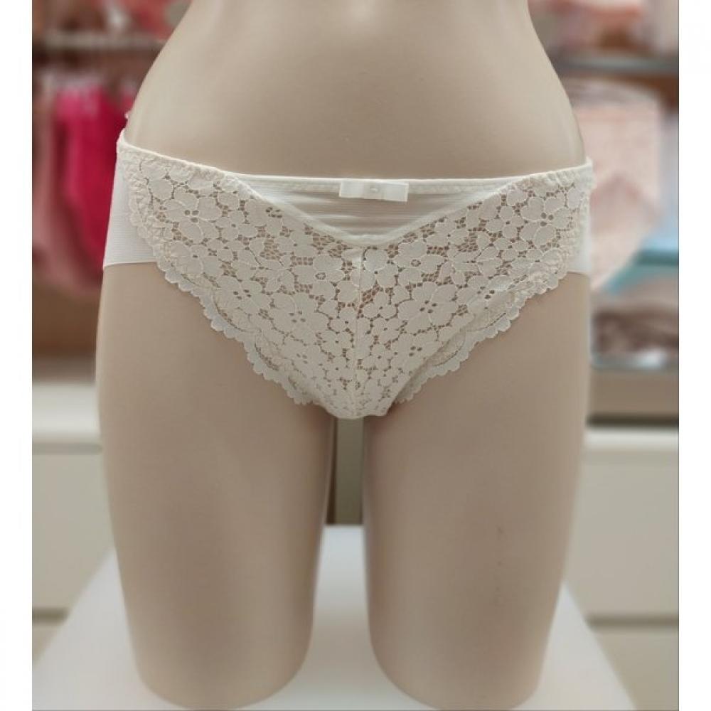 BARBARA Кружевные брюки с двумя цветами по низу Abp4450h creamy/90