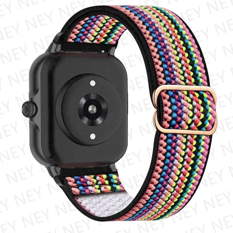 20mm/22mm Glänzendes elastisches Armband für Amazfit gts 4-3-2-2e-mini/GTR 4/3 Pro Band Amazfit Bip 5/Bip3 pro/Balance/GTS/GTR 4-3-2 Armbänder