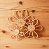 Flower Rattan Wall Decor Craft - Country Style Home Decoration Supplies Elegant Ornament for Festival Parties & Household Decor