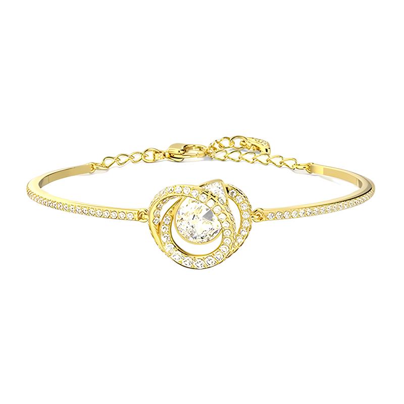 Swarovski Generation Leichter Luxus, Elegantes Temperament und Hochwertiger Sinn Kristallarmband Damen Gold 5636585 gold