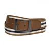 Atlas For Men Herren Gestreifter Taillengürtel mit Versteckter Tasche