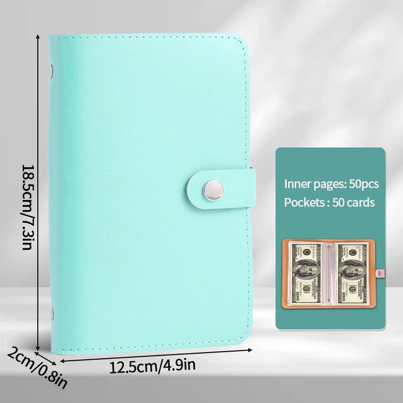 Coin Collection Album Tickets Collection  Album for Tickets 50Pages Saving Piggy Banks Cash Collect Book Money Organizer