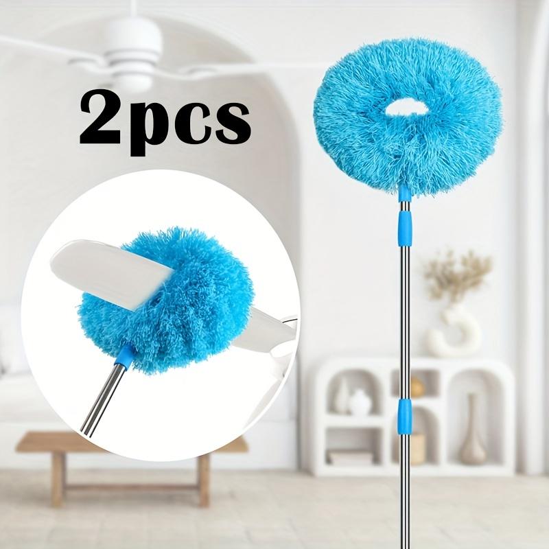 Ceiling Fan Cleaner Dusters With Extension Pole, Dust Removal Brush, Removable And Washable Microfiber Ceiling And Fan Duster, Ceiling Fan Duster