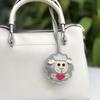 Lamb Keychain Pendant: Multi-Layer Leather Tie Small Ornament PU Bag Charm