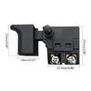 250V 6A Trigger Button Switch Speed Control Trigger Lock on Electric Power Tools