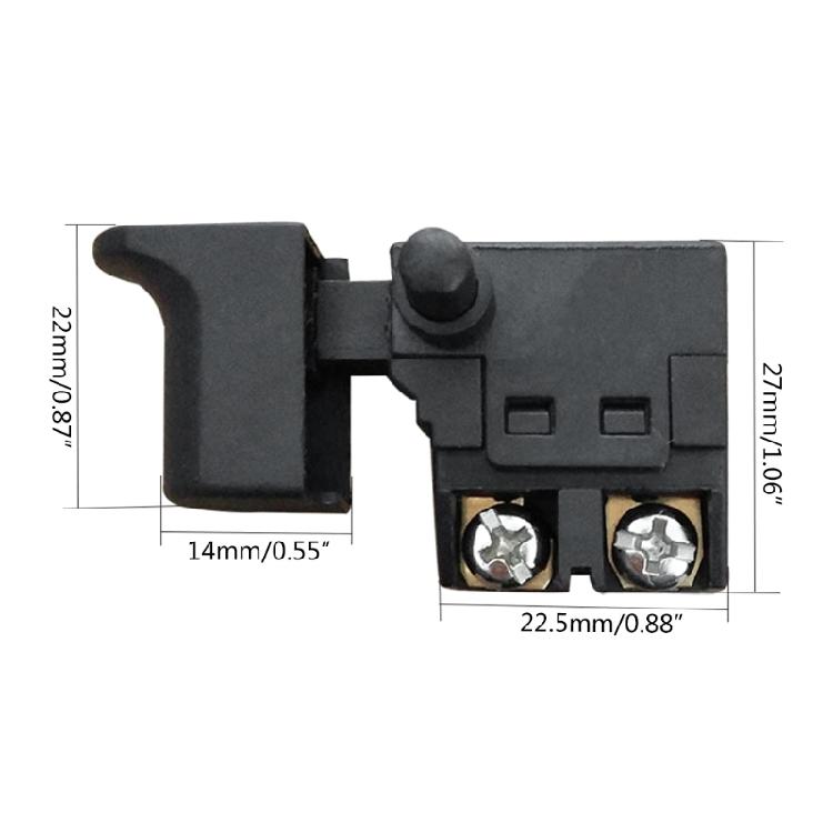 250V 6A Trigger Button Switch Speed Control Trigger Lock on Electric Power Tools