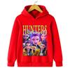 Kpop Demon Hunters Barnehettegensere Baby Jenteklær Høst Fritid Gutter Anime Pullovere Barnegensere Fritid Hettejakker