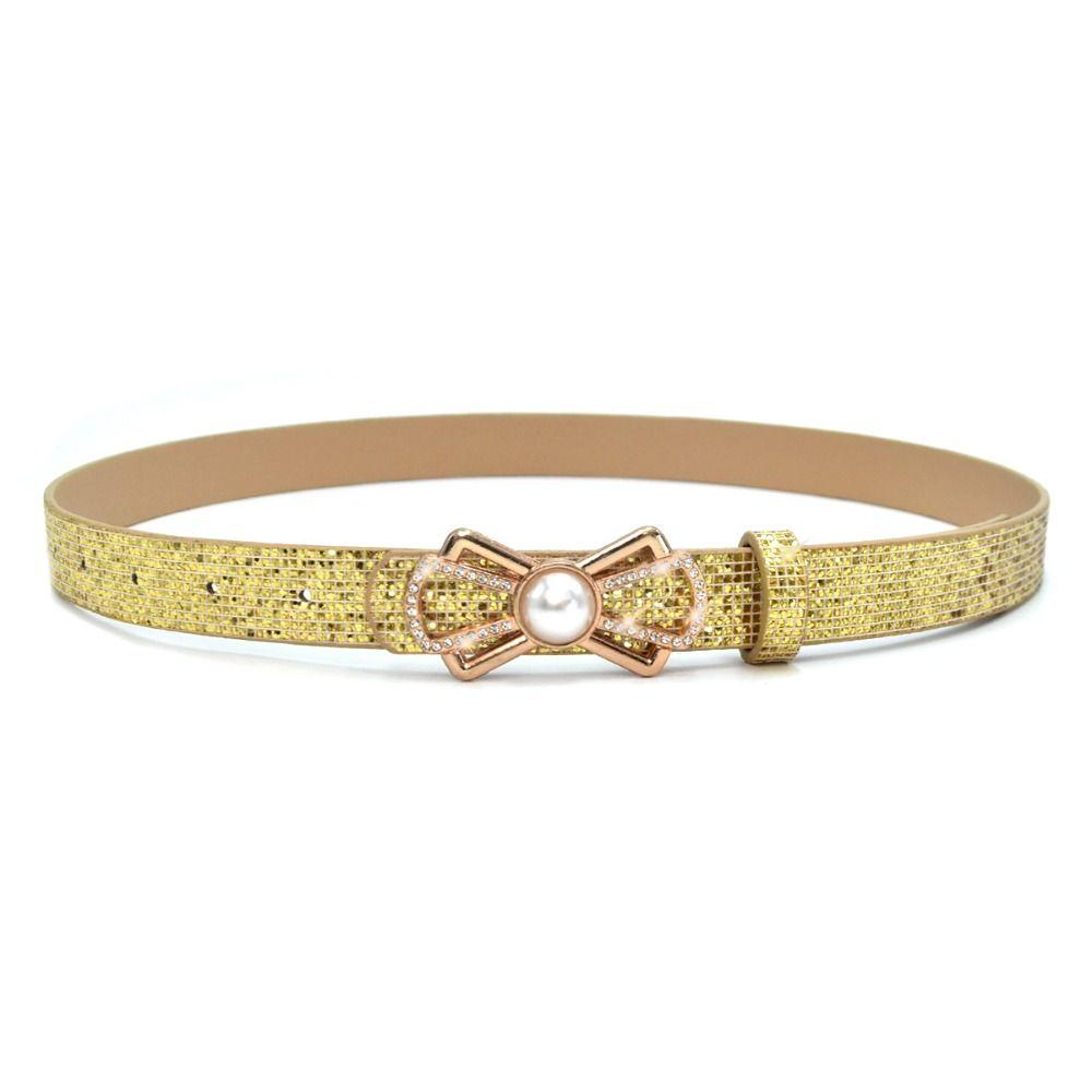 Bling Bling Sparkling Rhinestone Belt Glitter Trendy Waistband Women Fashion Waist Strap