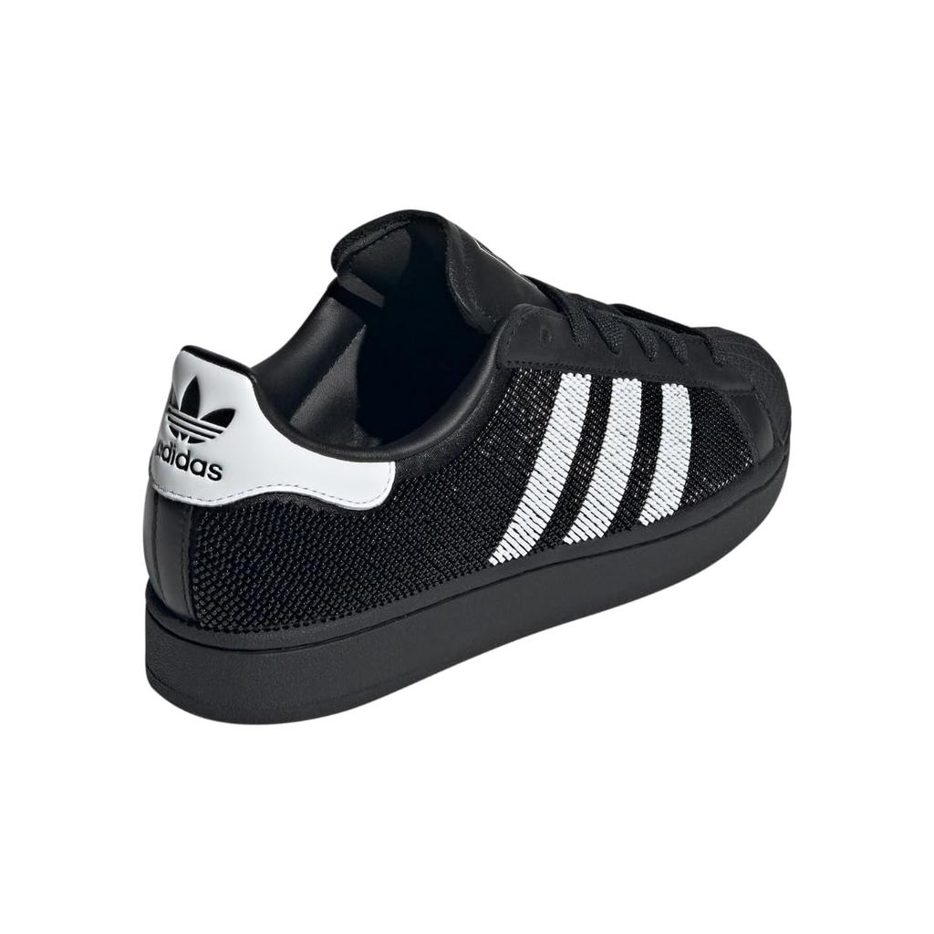 Adidas Originals SUPERSTAR II Core Size W/Superstar Black/Footwear White, 25.0