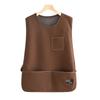 Sleeveless Overalls Oil-proof Kitchen Household Apron Stain-resistant with Pocket Cooking Apron Waterproof Chef Aprons Baking