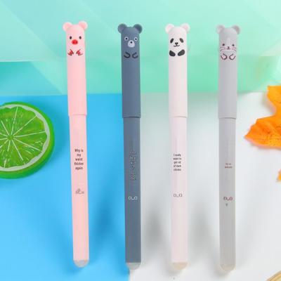 Creative Expression Thermosensitive Erasable Pen - Cute, Easy-Erasable, Crystal Blue, Water-Based Signature Pen for Students and Office Use