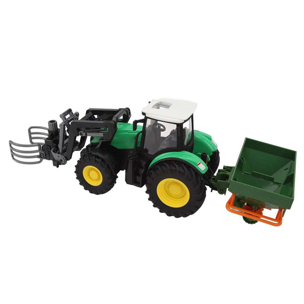 RC traktor 3 v 1 3,7 V 500 mAh 2,4 GHz 1:24 RC hraček pro farmářské traktory s ochranou proti rušení pro děti nad 3 roky