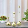 Wrought Iron Electroplated Candlestick: Luxurious Decor for Hotels, Weddings, or Dining Tables