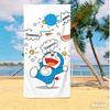 Doraemon Beach Towel Cartoon Cute Printed Bath Towel Microfiber Robotic Cat Swimming Quick Dry Comfortable Soft Beach Towel