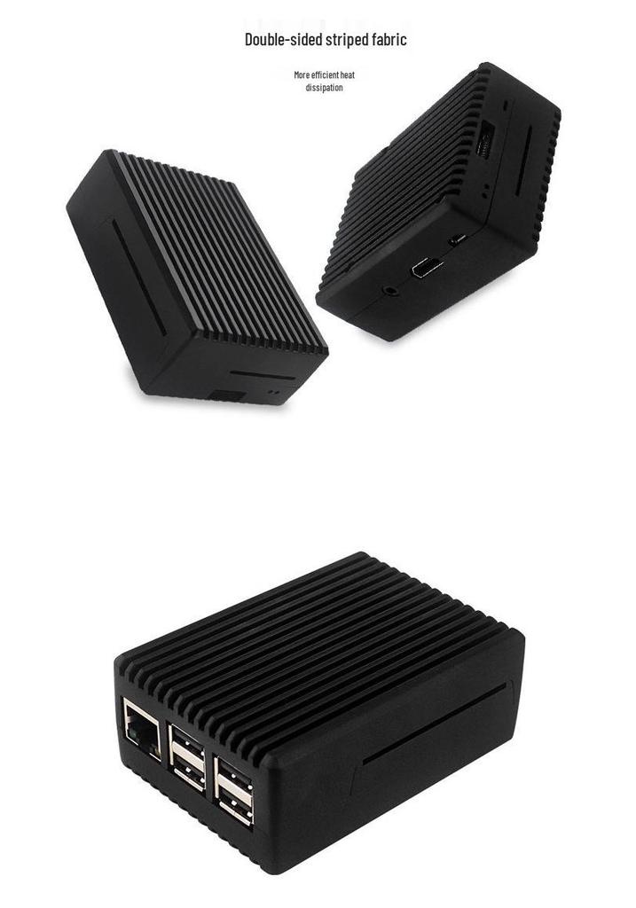Raspberry Pi 3B/4B Aluminum Alloy Cooling Case