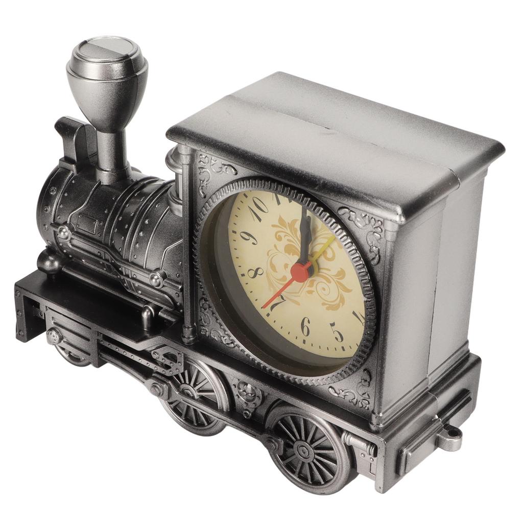 Vintage Wecker Dekorativ Batteriebetrieben Zugstil Retro Schreibtischuhr für Studenten Kinder