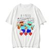 I Love Miners Print Tshirt Otaku Game Funny Meme T-shirt Crewneck Male Summer Pure Cotton Short Sleeve Men's Oversized