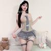 Sexy Lingerie Sexy Schoolgirl Suit Student JK Uniform Seduction Stockings Jumpsuit No-Take-Off Robe
