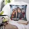 Resident Evils  Funny Games RE Square Pillowcase Pillow Cover Cushion Zip Decorative Comfort Throw Pillow for Home Bedroom