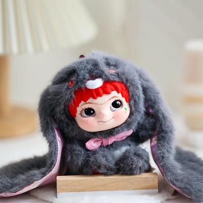 Wakuku Fuchs & Hase Süßes oder Saures Niedliche Wakuku Actionfigur Mystery Box Fuchs Hase Anime Puppe Schlüsselanhänger Überraschungstüte Spielzeug
