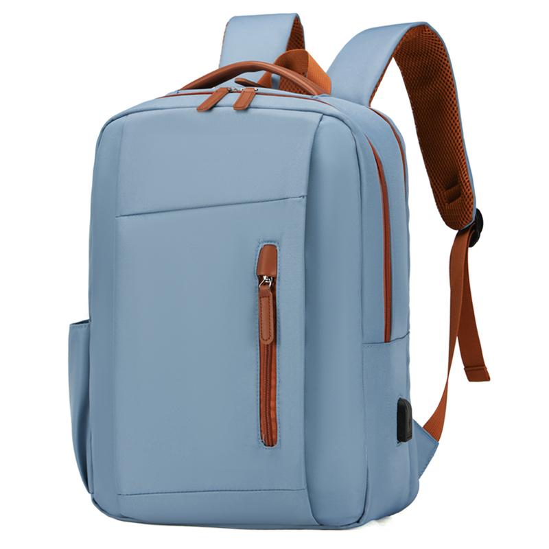 Unisex Large Capacity Laptop Backpack – Waterproof Nylon Travel School Bag for Students & Commuters