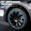 4PCS Wheel Cap for Tesla Model Y Juniper 19 Inch Crossflow Hubcap Performance Replacement Full Rim Cover Accessories 2025 2026