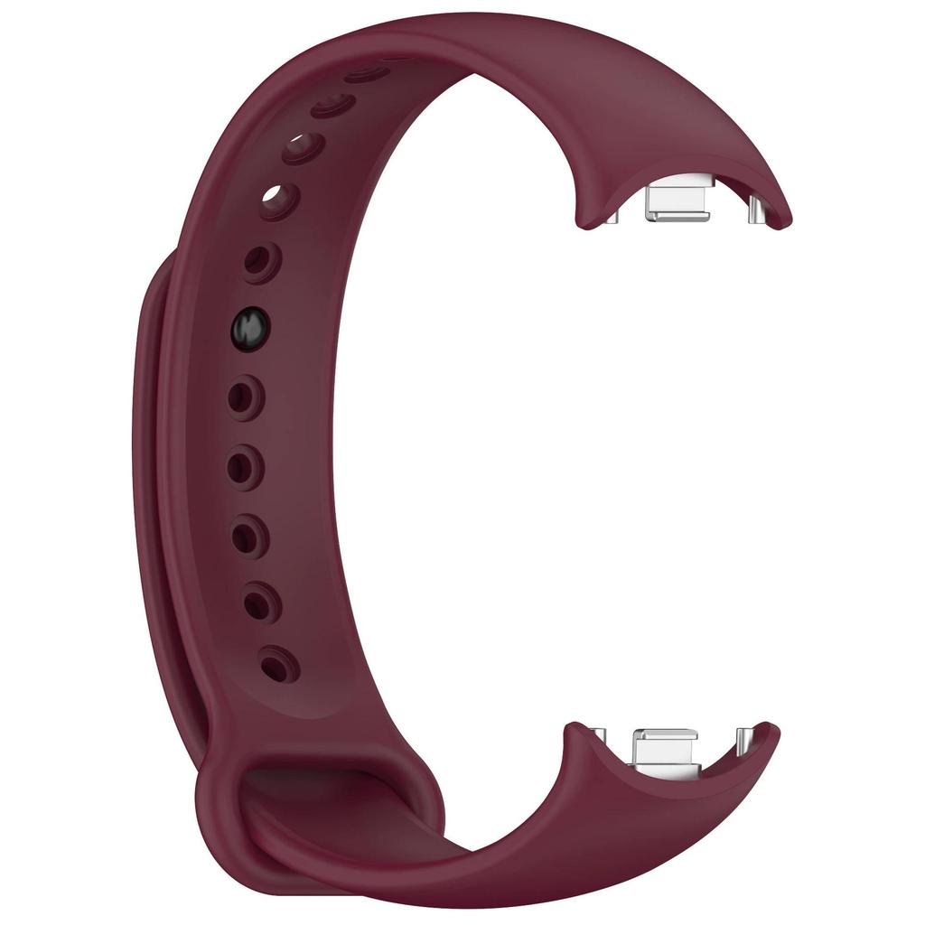 Official Silicone Strap For Xiaomi Mi Band 11 10 9 8 Sport Metal Button Bracelet Wristband For Miband 9 8 Replacement Accessories Belt
