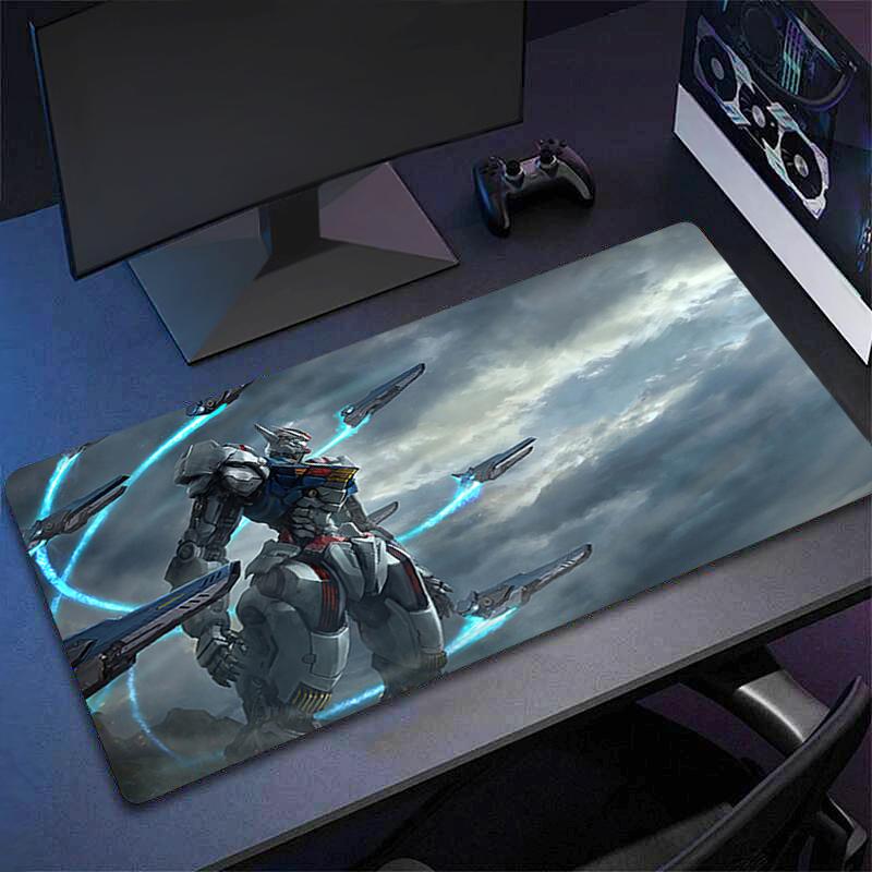 Mouse Pad Gaming Desk Mat Laptop Mouse Mat Mechanical Warrior GGundam AAerial Keyboard Pad Pc Game Rug Mousepad Home Table Pad
