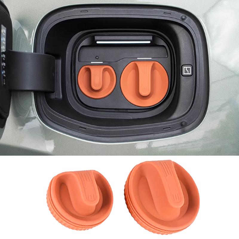 For Polestar 2 3 4 6 Charging Port Waterproof Cover Magnetic Dust Protection Cover Silicone Case Modification Accessories