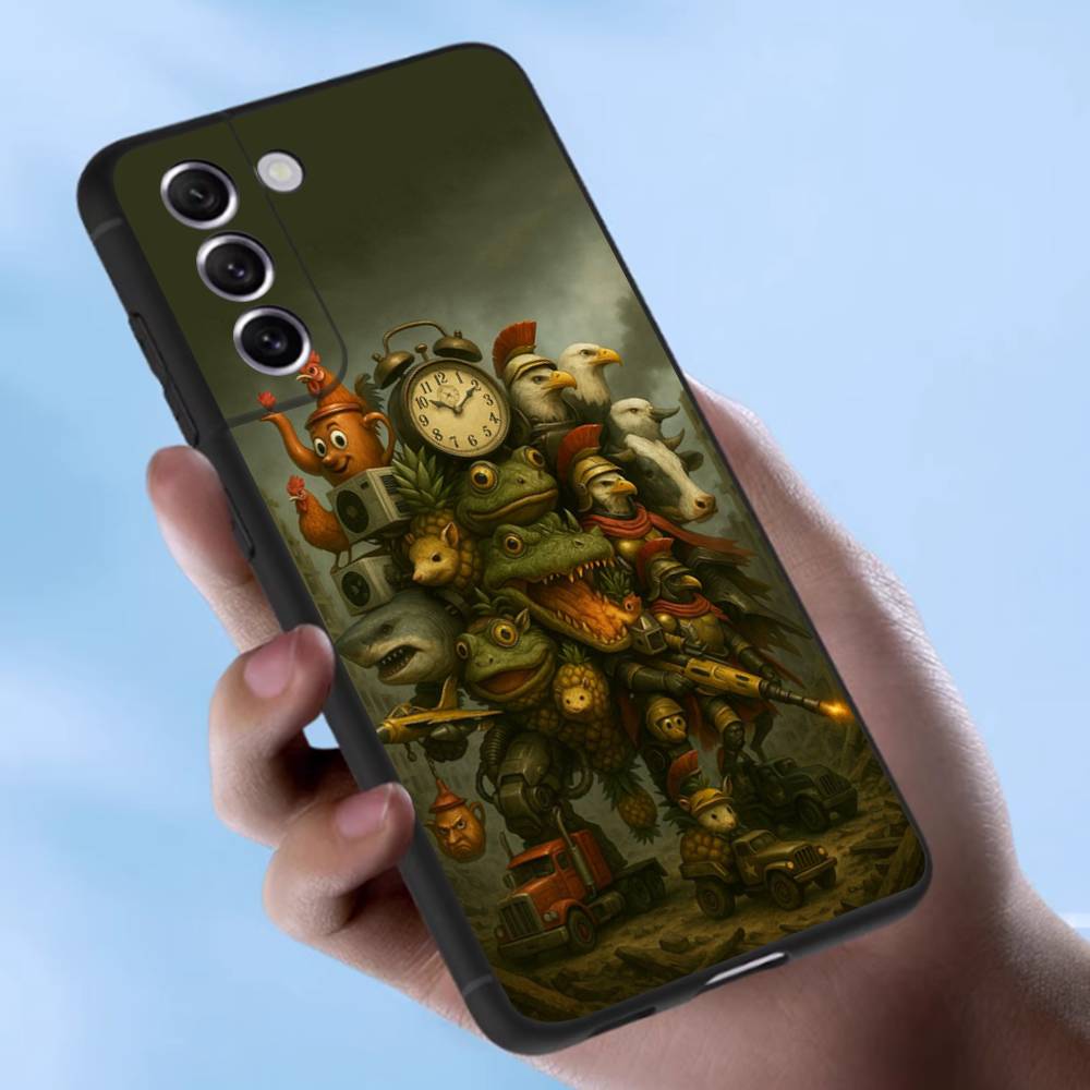 

Italian Brainrot Animals Case For Samsung Galaxy Case S25 S23 S22 S21 S30 S20 S10 Ultra Plus FE TPU Soft Cover Samsung S24Plus